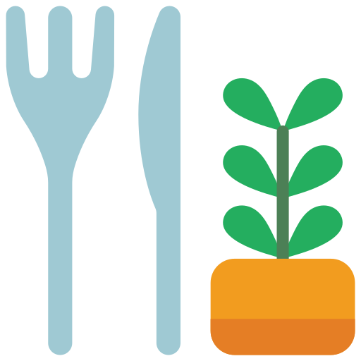 icone pour les articles sur plantes, cueillette et alimentation